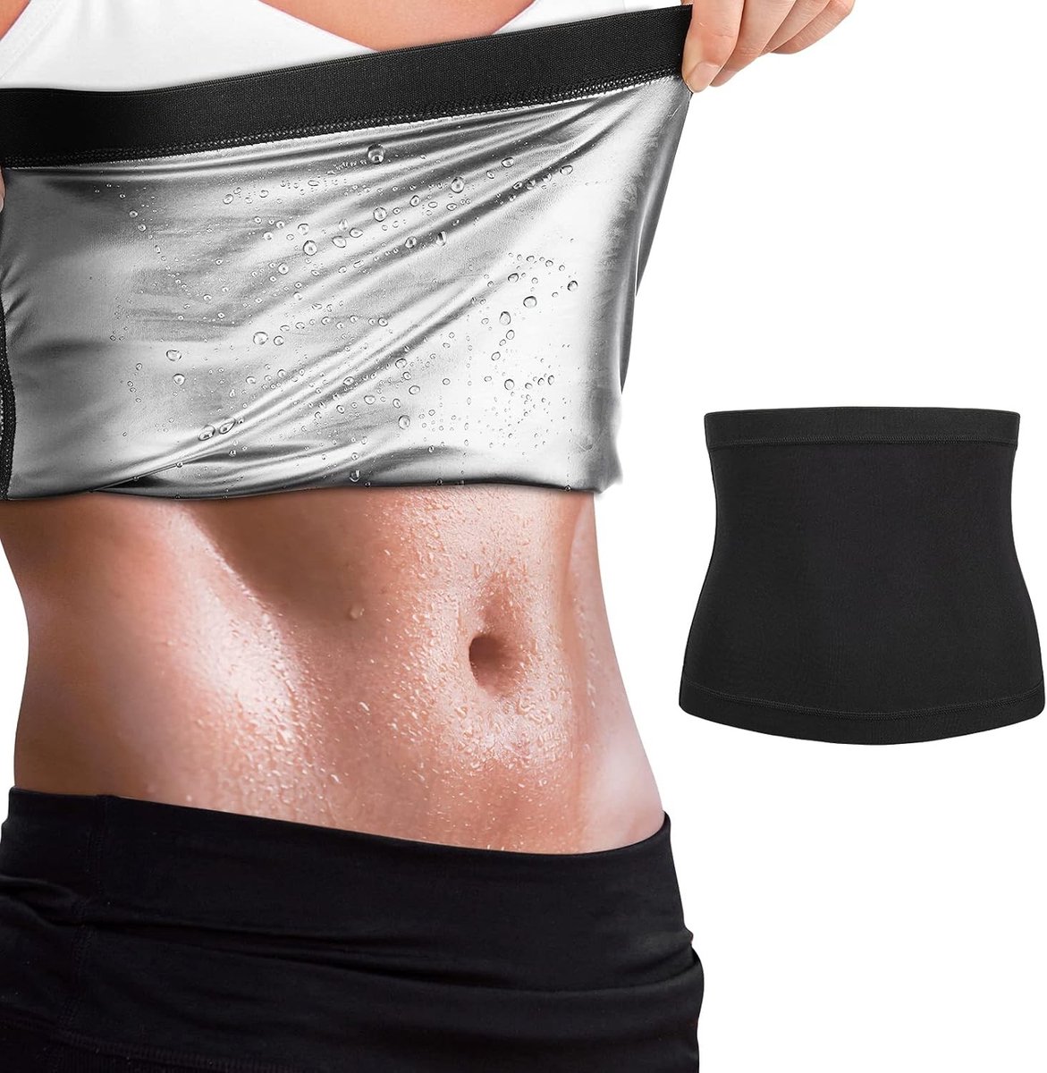 Sweat Body Shaper voor Dames - Taille Trainer Sauna Band, Fitness Slimming Ceintuur voor Gewichtsverlies en Workout