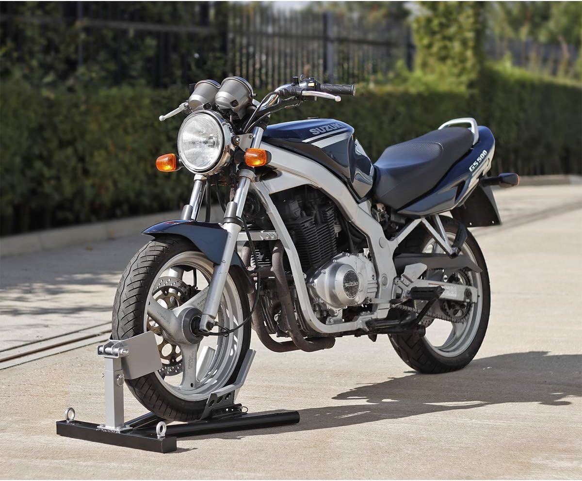 Motorfiets Wielklem - Voorwiel Stabilisator - Transport Opslag - Volledig Verstelbaar - 15-18 Inch - Meerkleurig