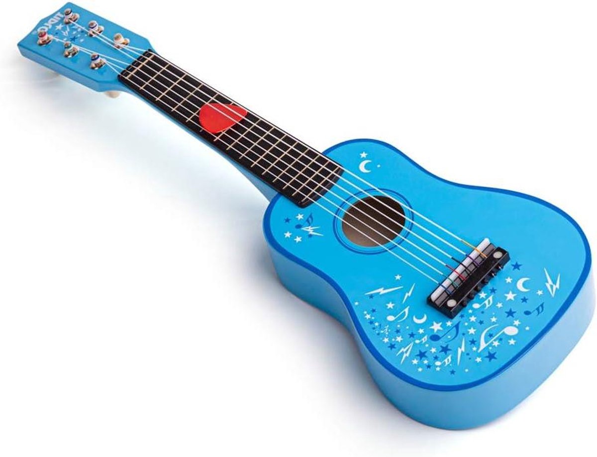 Kindergitaar - Speelgoedgitaar Muziekinstrument - Muziek Maken - Echte Nylon Snaren - 52 cm Lang - Blauw