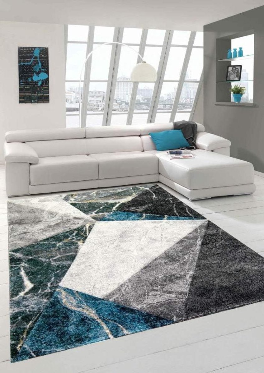 Moderne Vloerkleed - Geometrisch Tapijt - Woonkamer Inrichten - Geschikt voor vloerverwarm