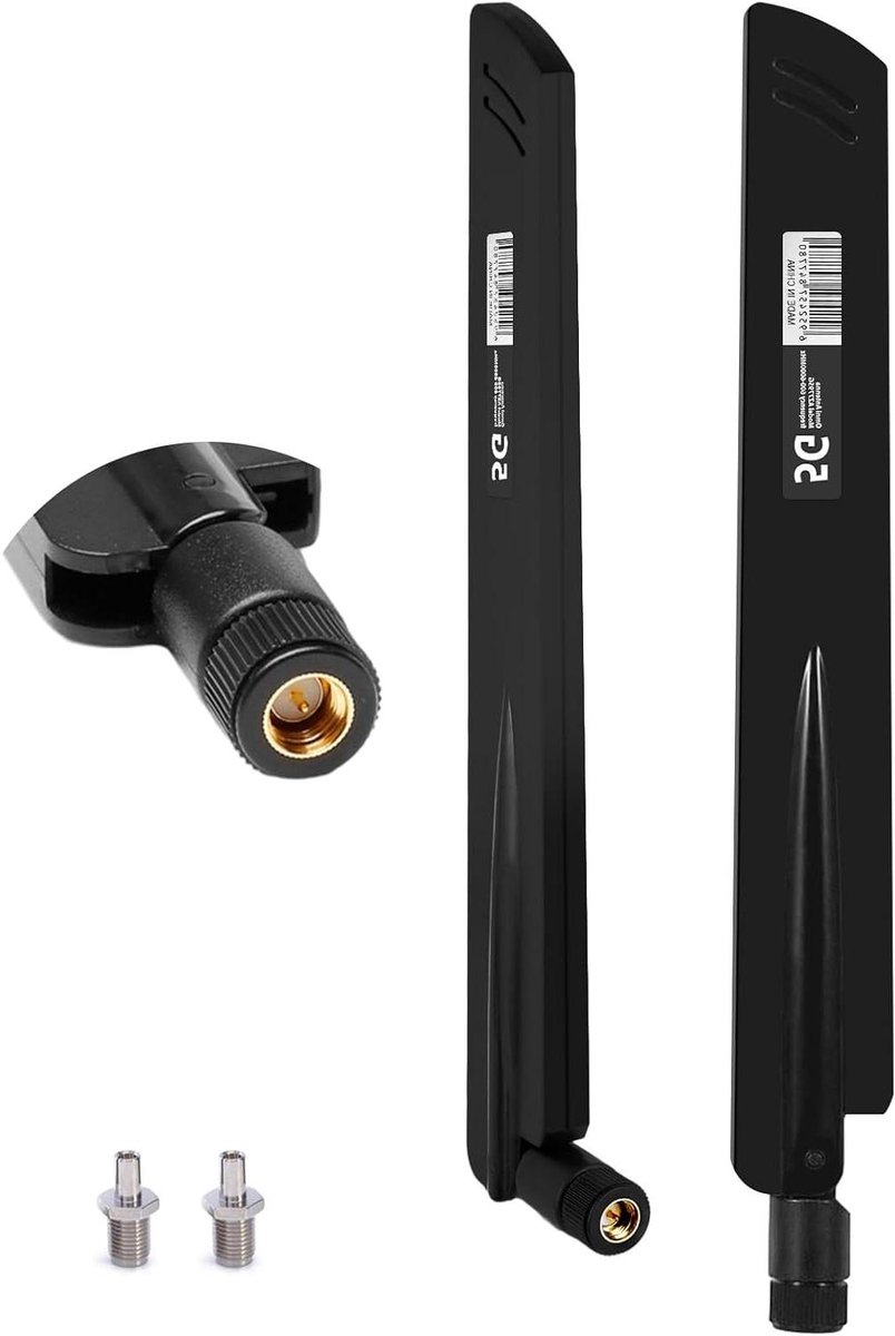 5G LTE Antenne - Signaalversterker Wifi - Netwerkverbetering - 18DBI Hoge Versterking - 600-6000 MHz - Zwart