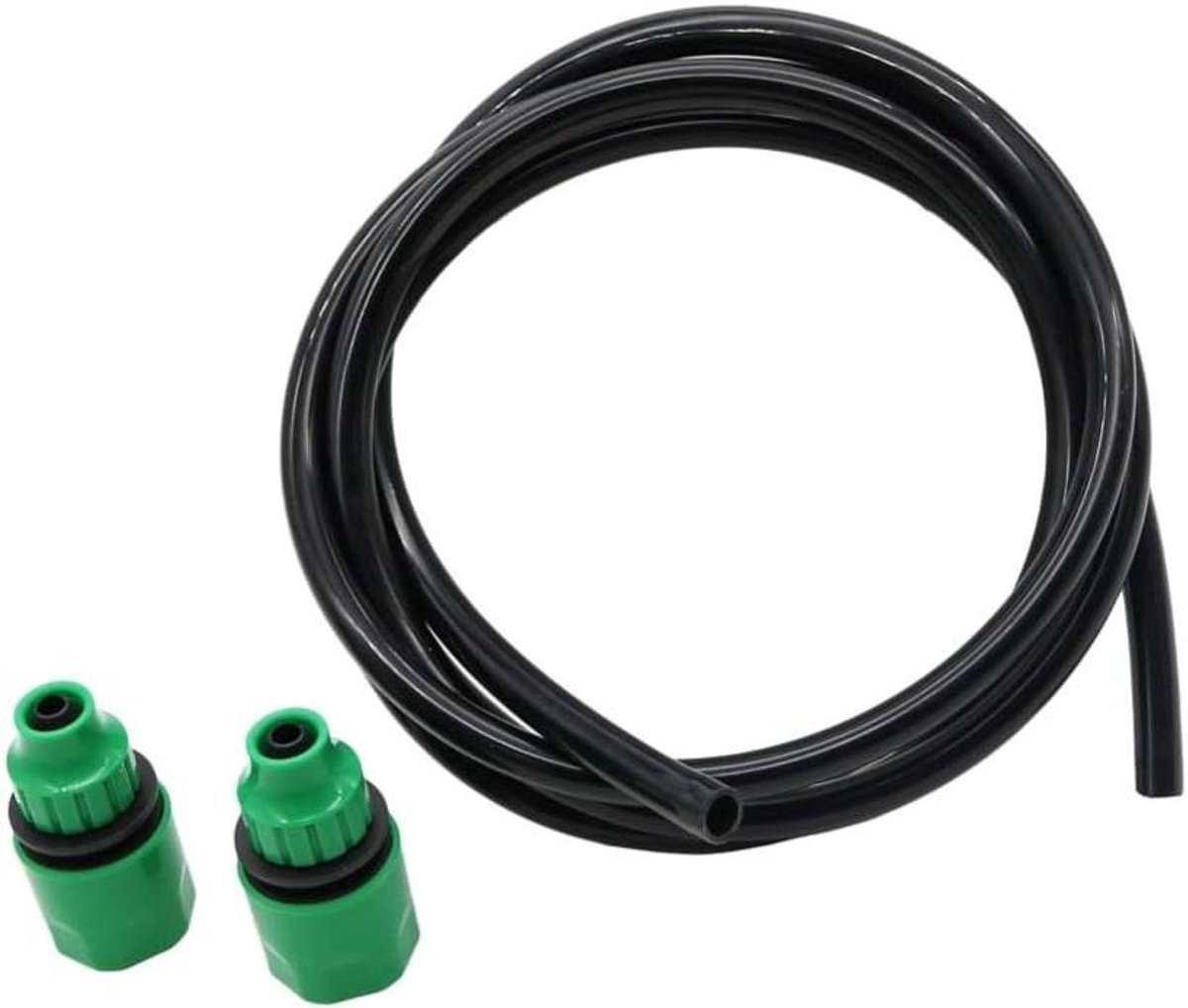 Tuinslang - Flexibele waterslang - Planten water geven - Vorstbestendig materiaal - 20 meter - Zwart