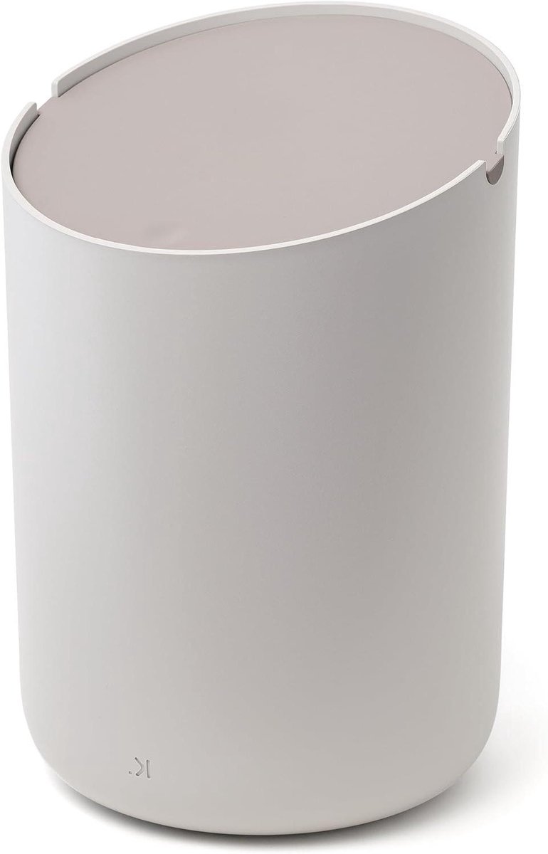 Afvalbakje Tafel - Mini Prullenbak - Bureau Organisatie - Verbergt Zakje - 1.5 Liter - Taupe
