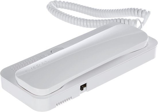 Intercom Systeem - Huis Telefoon - Toegang Verlenen - Bedrade Installatie - 84 x 34 x 198 cm - Wit — afbeelding 3