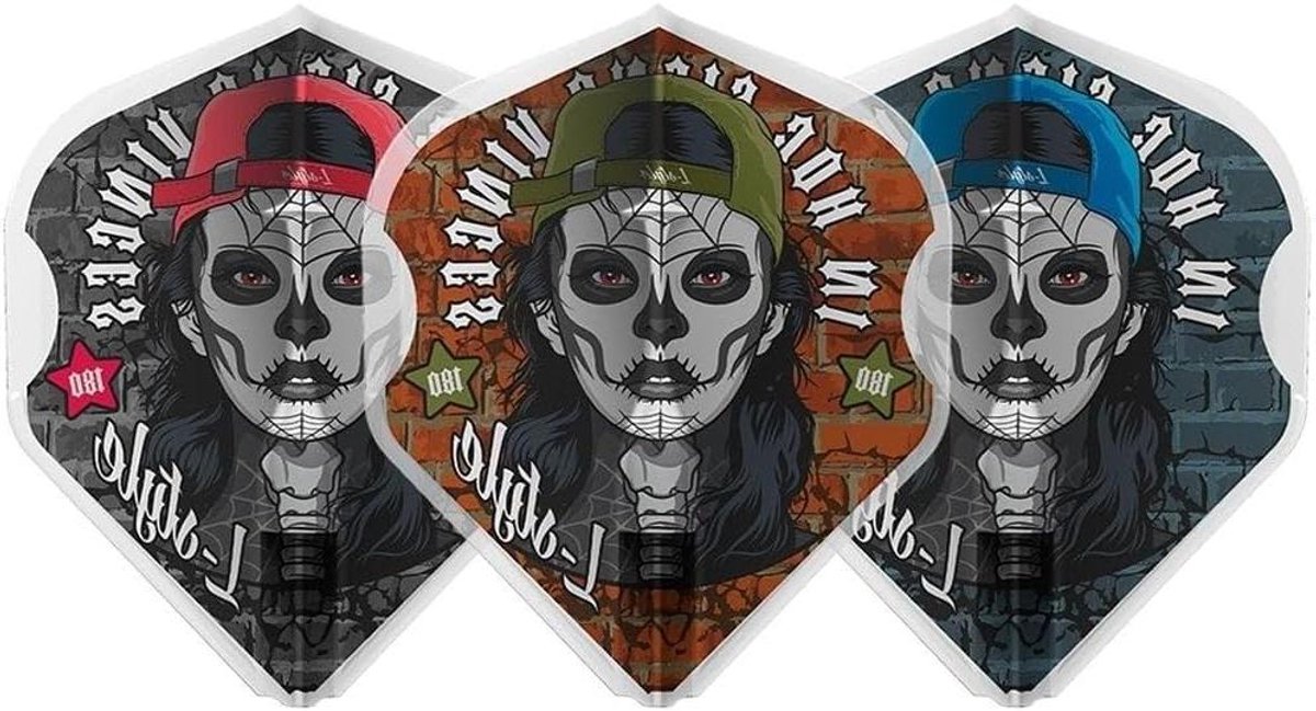 Dart Flights - Standaard Flights - Precisie Werpen - Duurzaam Kunststof - L-Style V3 - Mix Kleur
