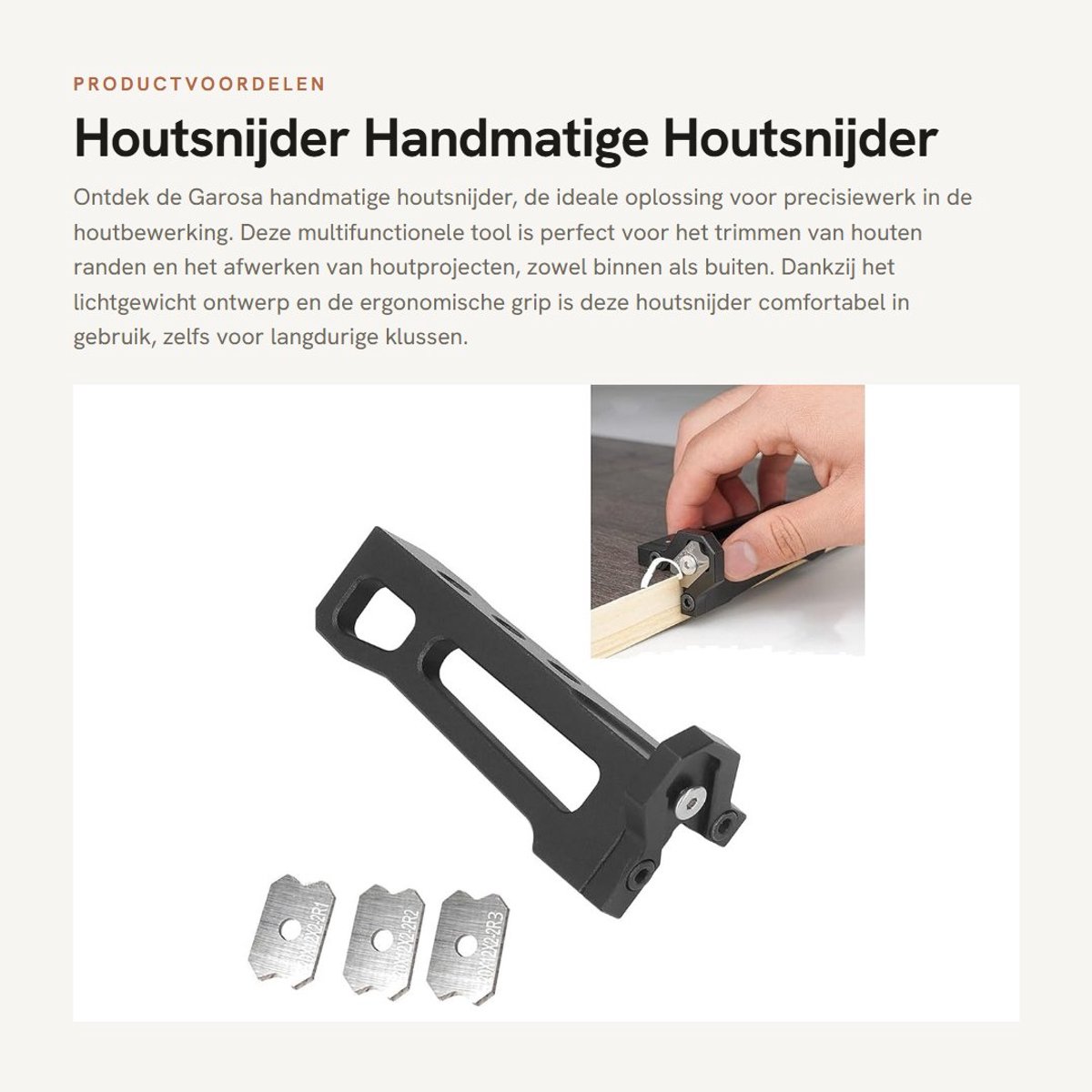 Inovra- Kantbandtrimmer Mini - Houtbewerking Gereedschap - Ergonomische Handgreep - Aluminium Legering - Draagbaar - Geschikt voor Binnen/Buiten