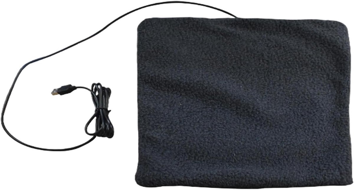 Thijox - Huisdier Verwarmingskussen - Pluchekleed USB Oplaadbaar met Slimme Thermostaat - Antislip Waterdicht voor Puppy, Kitten, Middelgrote en Grote
