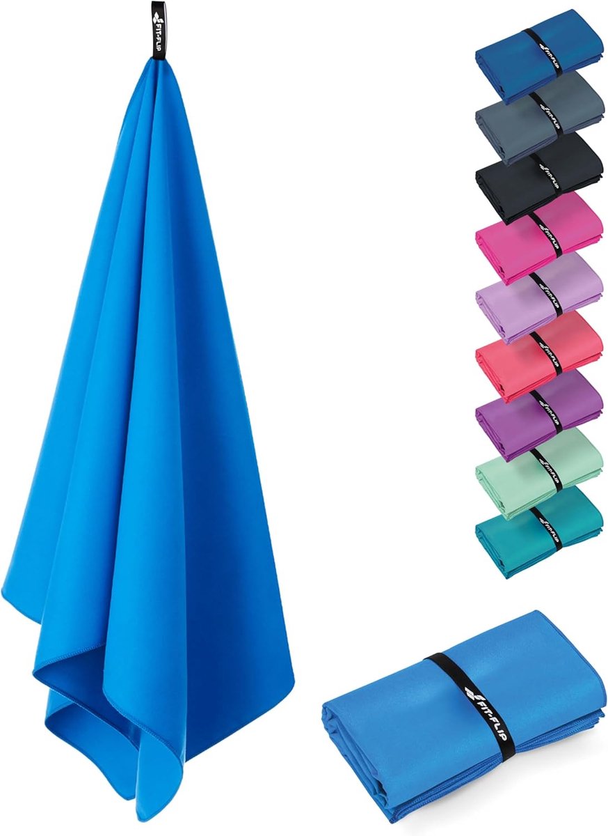 Fit-Flip Microvezel handdoeken - compact, ultralicht & sneldrogend - ShopVlot