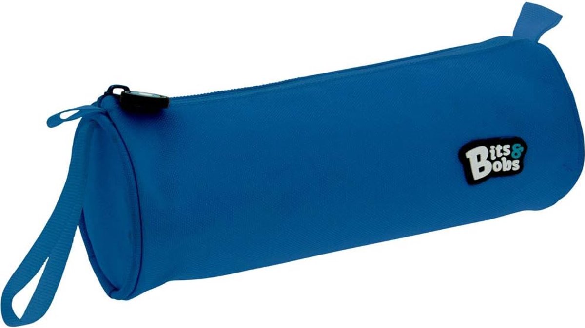 Thijox - Etui Rond Blauw 23x8 cm | Bits & Bobs | Perfect voor School, Kantoor, Creatieve Hobby's | Ruim en Functioneel | Duurzaam Materiaal