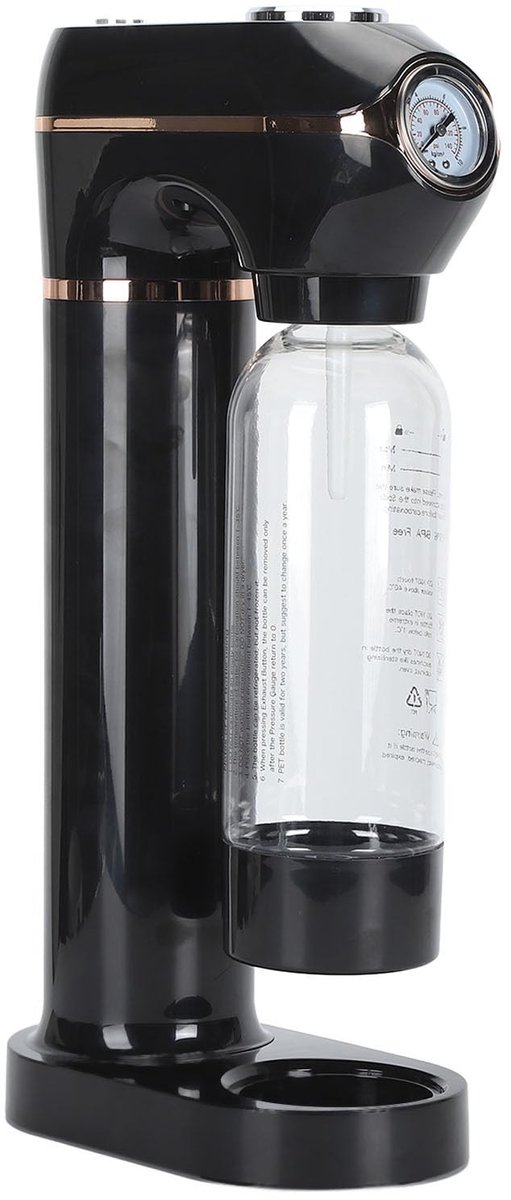 Inovra - Bruiswatermaker - Koolzuurhoudend Water - Eco-vriendelijk - 1 Liter - Frisdrankmaker - Modern Ontwerp - Geschikt voor Thuisgebruik - Fock...