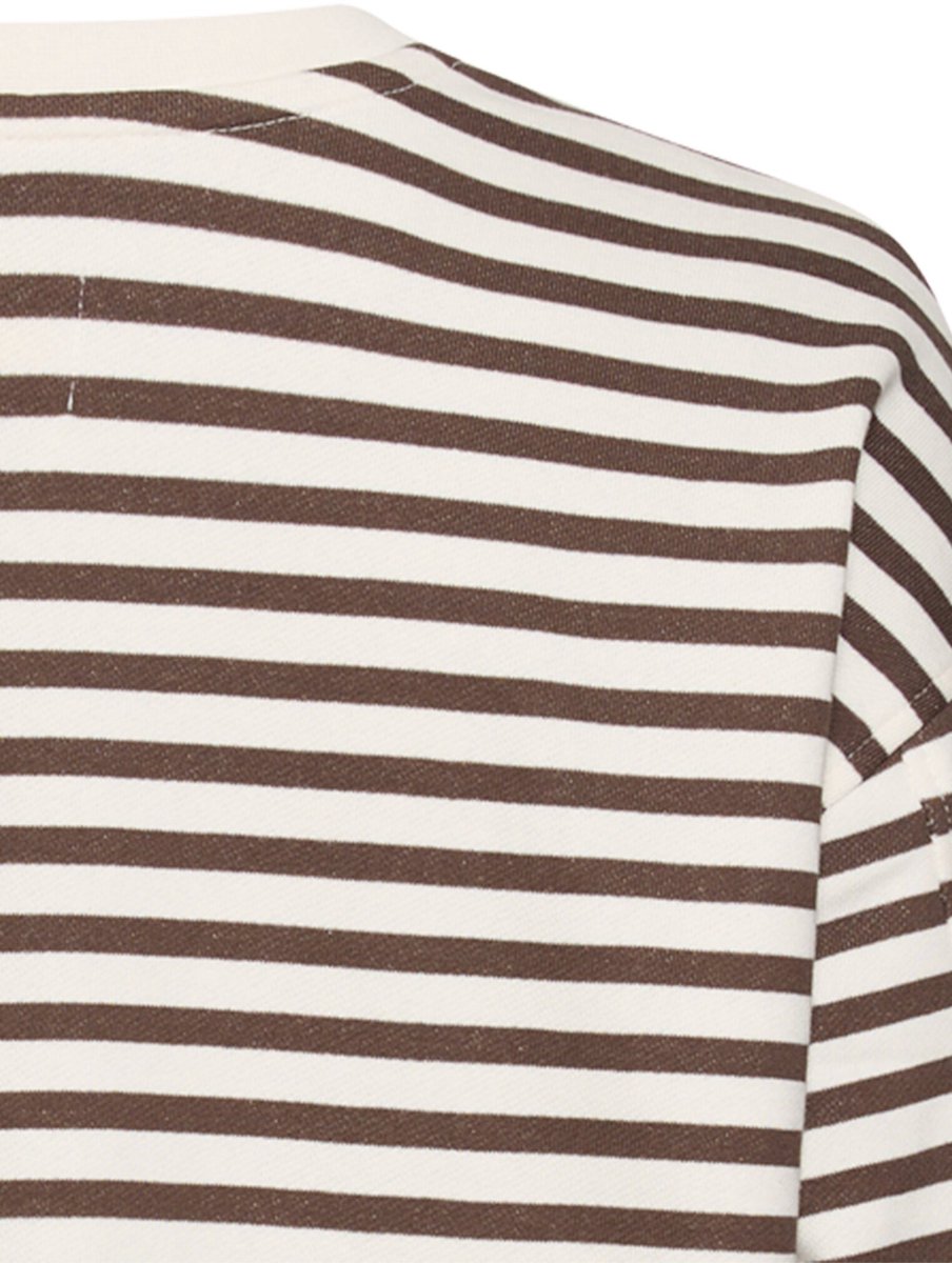 camel active Sweatshirt van een katoenmix - Maat womenswear-3XL - Bruin
