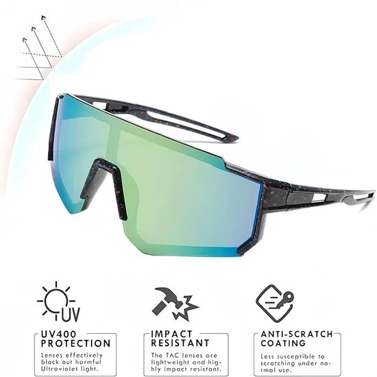 Inovra- Zonnebril UV400 gepolariseerd - Fietsbril - Sportbril - Zonnebril kind - Outdoor-activiteiten - Lichtgewicht ontwerp van inovra — afbeelding 3