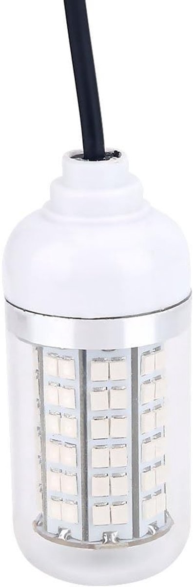Onderwater Vislamp met LED Verlichting, 12V Buitenlamp voor Nachtvissen en Aas Aantrekken (Blauw)