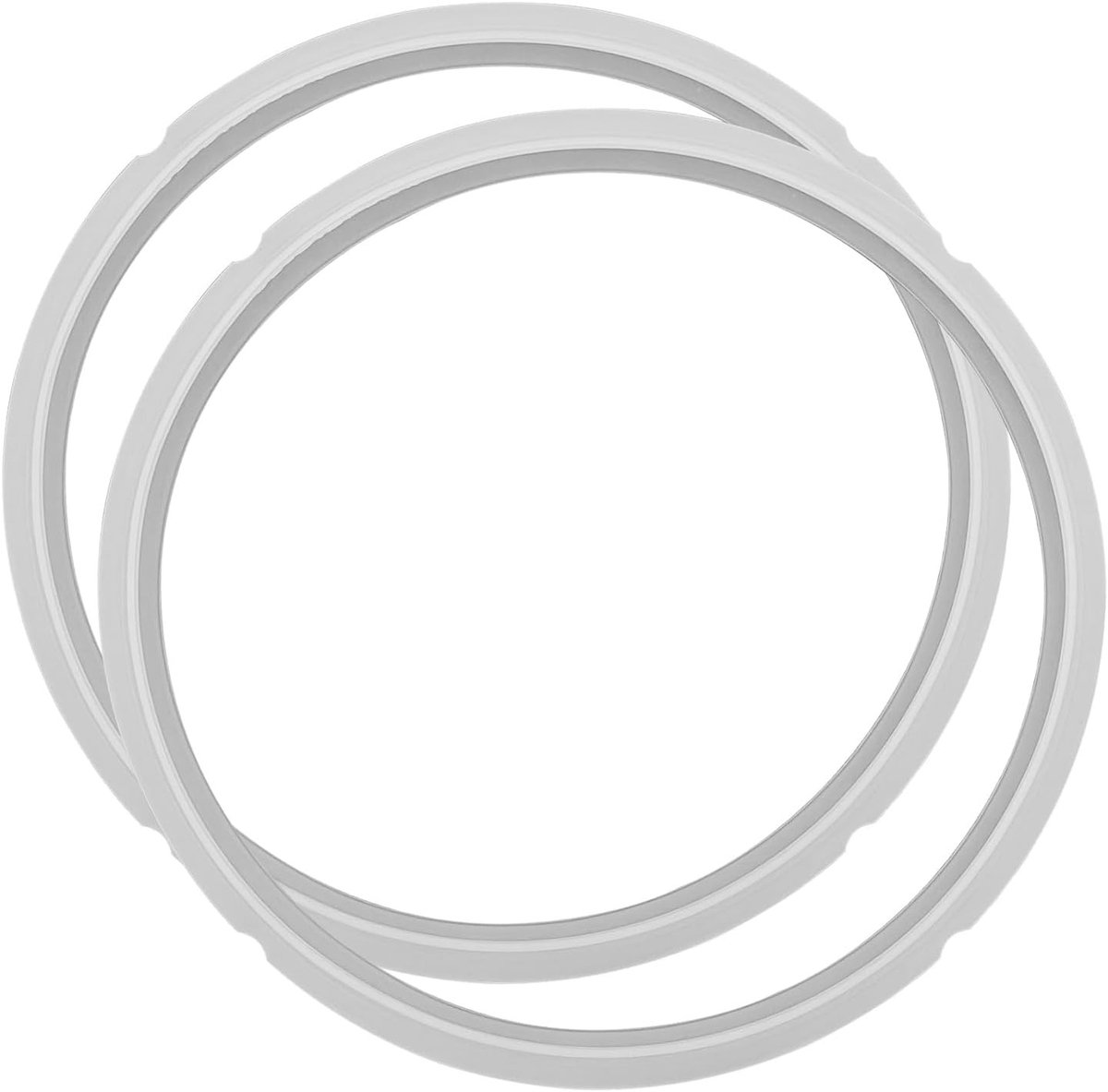 Set van 2 Vervangende Siliconen Sealing Rings voor 6 Quart Snelkookpannen, Geschikt voor Diverse Modellen, Duurzaam en Hittebestendig Accessoire