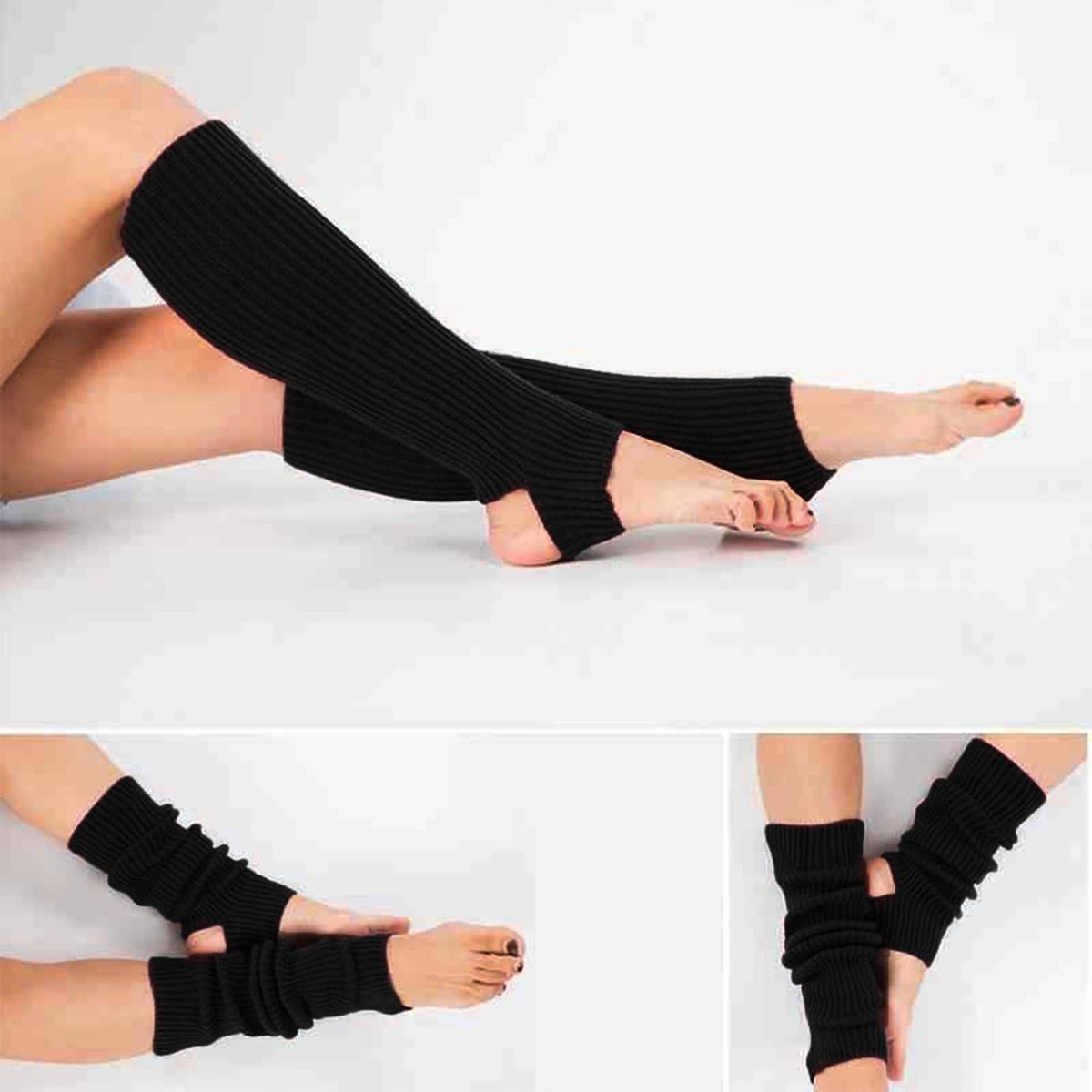 Dailygoods- Knielousen Dames - Thermische Beenwarmers - Overkniekousen - Antislip - Ademend - Rekbaar en Comfortabel