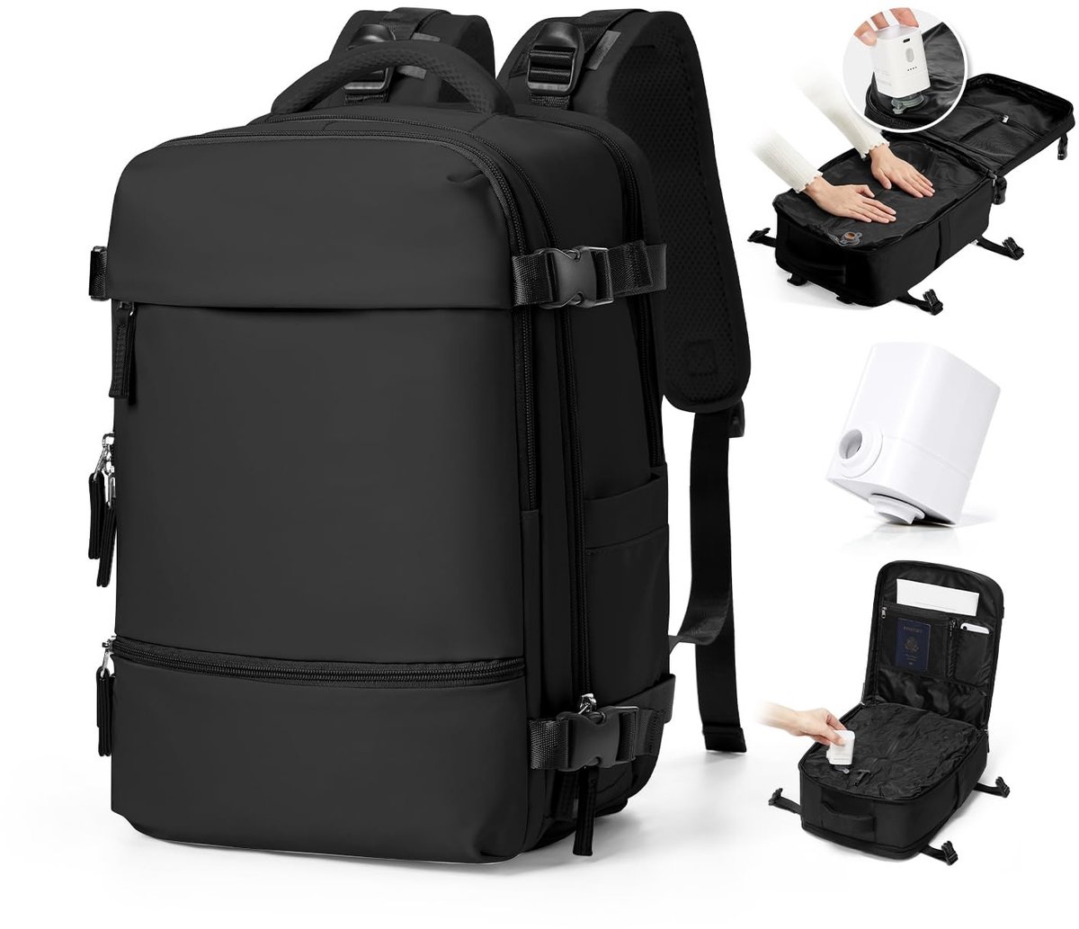 Dailygoods- Rugzak Waterdicht - Reisrugzak Handbagage 40x30x20 - Laptoprugzak Geschikt voor 16 Inch - Antidiefstal - Ergonomisch Design - Comfortabel Reizen