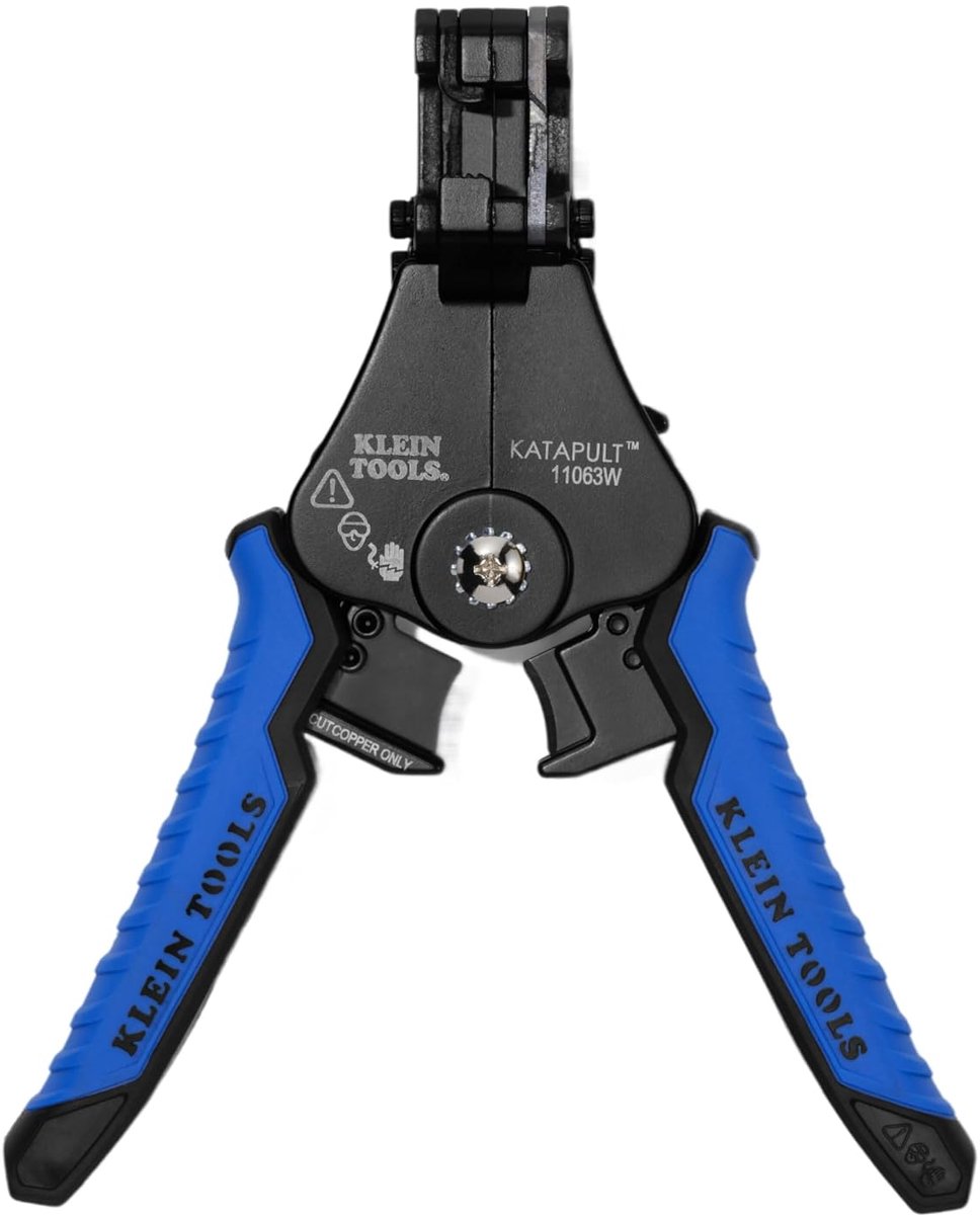 Thijox - Katapult Striptang 8-22 AWG - Draad Afisoleren, Snijdraad, Professionele Gereedschap, 0,64 tot 3,26 mm, Voor Elektriciens en Doe-Het-Zelvers
