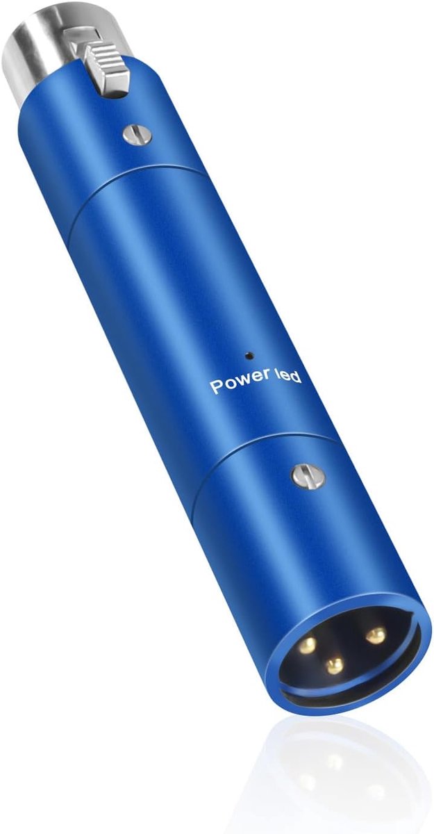 Thijox - Microfoon Pream Mic Booster Voorversterker Ultra-Schoon +28dB Versterking voor Dynamische Actieve Inline Microfoon - Professionele XLR Verste