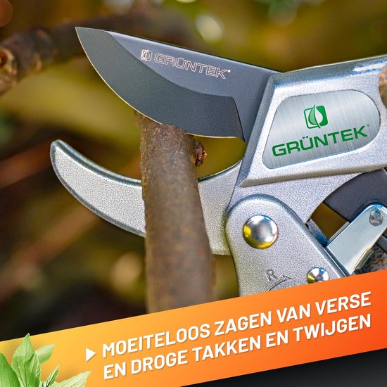 Professionele Snoeischaar met Automatische Ratel voor Takken tot Ø 20 mm - Lichtgewicht en Duurzaam van Pro — afbeelding 3