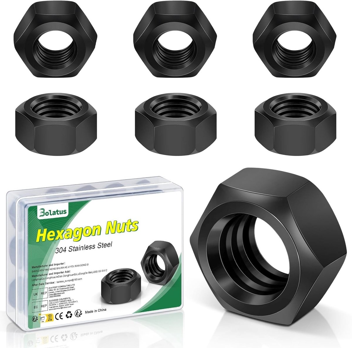 M4 Hex Moeren Set van 25 Stuks voor Bevestiging, Schroefverbinding en Mechanische Toepassingen