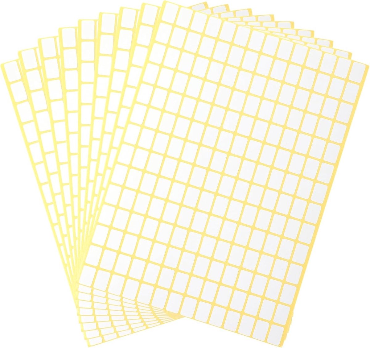 2940 Stuks Kleine Witte Labels, 1.2x0.8cm Prijsstickers, Lege Stickers voor Creatief Gebruik, Mappen, Potten en Dozen