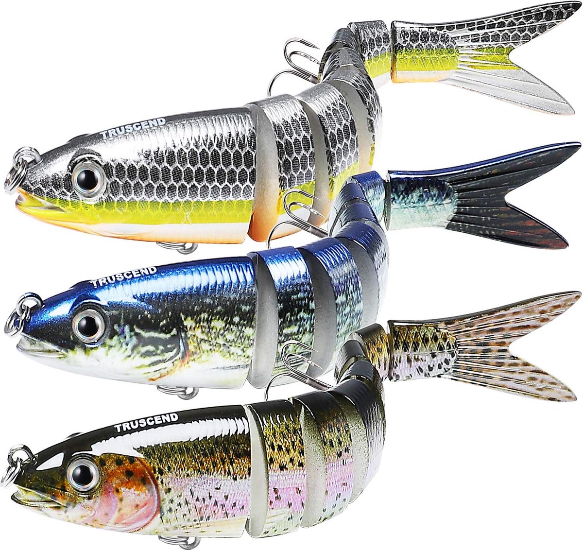 Lifelike Swimbait voor Zoet- en Zoutwater | Effectief Aas voor Baars, Forel en Snoek | Must-Have Voor Vissers