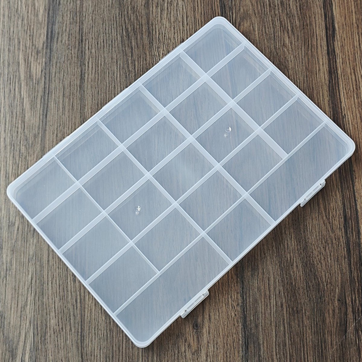 Dailygoods - Opbergdoos - Sorteerdoos Voor Kleine Onderdelen - Stevig en Milieuvriendelijk - Transparant - Assortimentsdoos - Ideaal Voor Sieraden en...