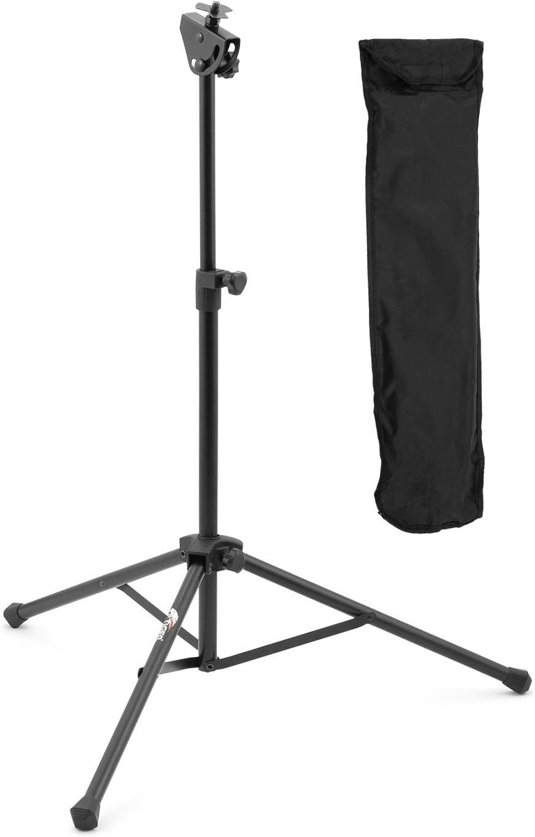 Thijox - TIGER DHW52-BK Heavy Duty Oefenpad Standaard - Volledig Verstelbaar van 59,5 cm tot 81 cm - Ideaal voor Drummers, Muzieklessen & Thuisgebruik