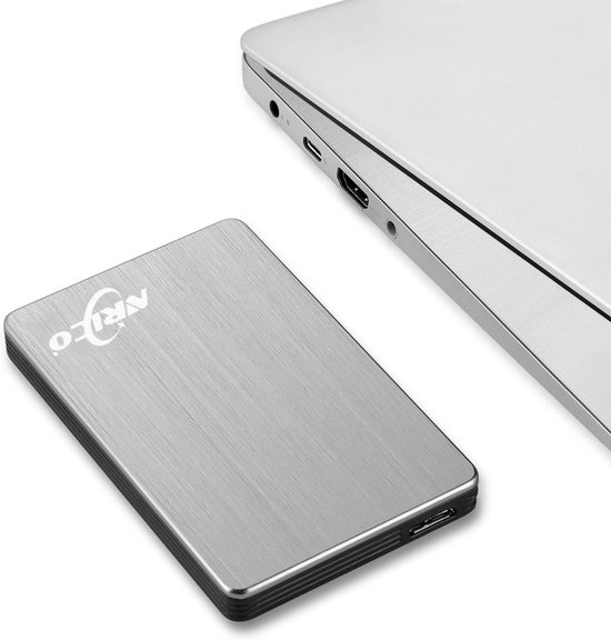 Externe Harde Schijf - Draagbare Opslag - Bestanden Opslaan - Plug en Play - 250 GB - Grijs — afbeelding 5