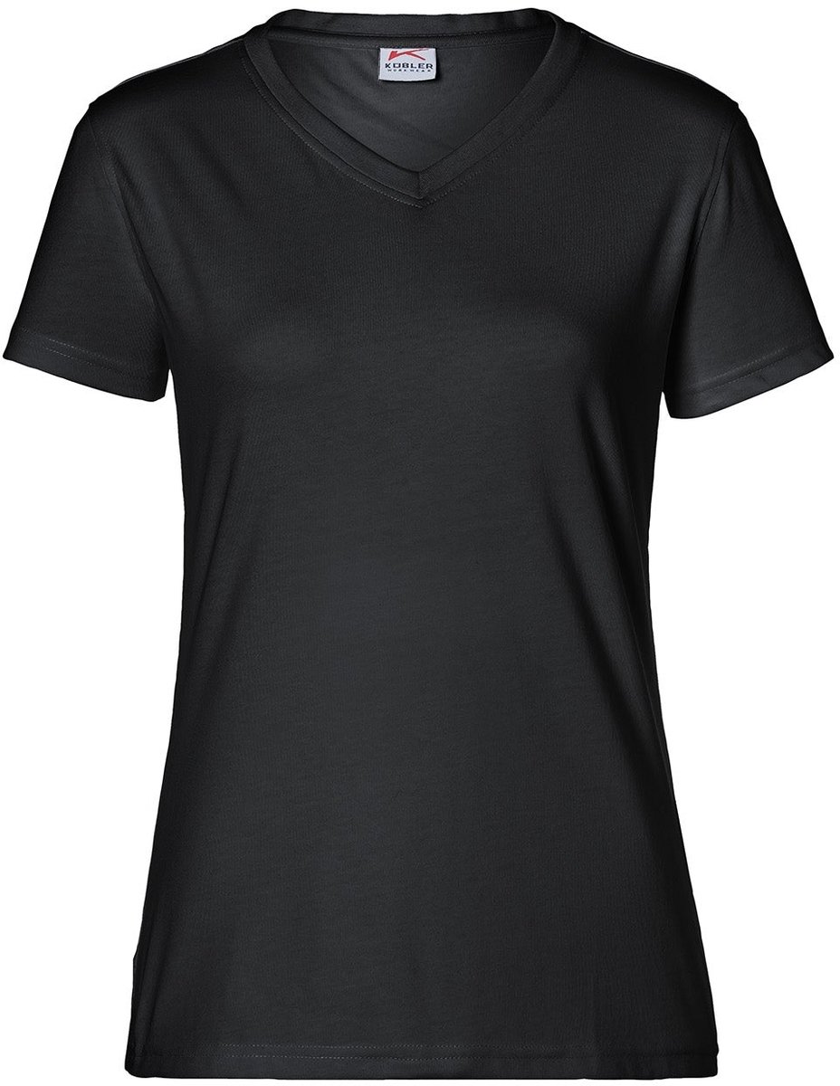 KÜBLER 50246238 Korte mouw Werk T-shirt DAMES Zwart - Krasvrij - 160 g/m²