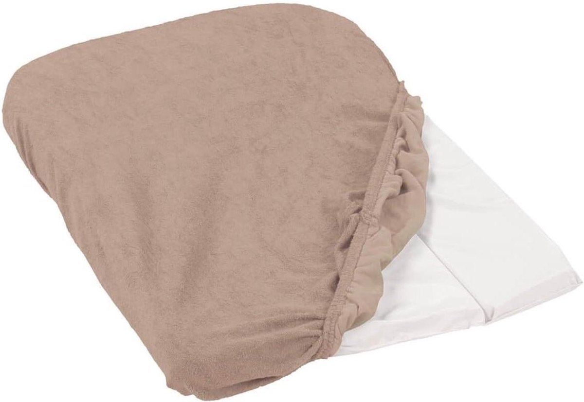 Aankleedkussenhoezen Set - Baby Verschoonhoezen - Baby Comfortabel Verschonen - Elastische Hoeken - Set van 2 - Hazelnoot