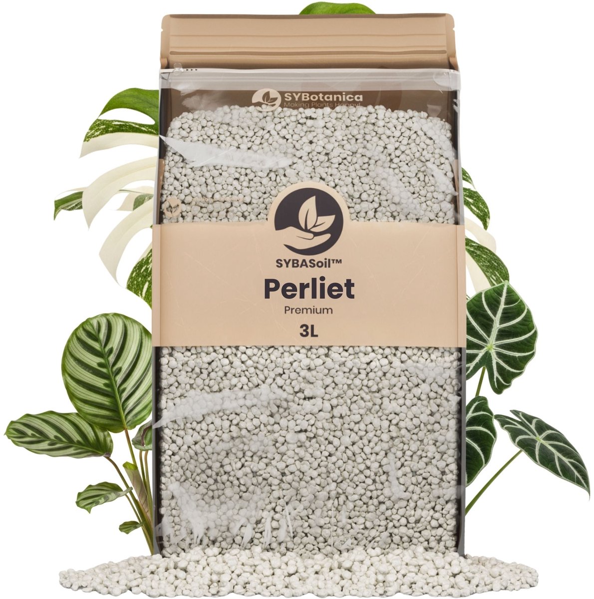 Sybotanica - Perliet 3L - Zorgvuldig Gezeefd - Geeft Minder Stof Af