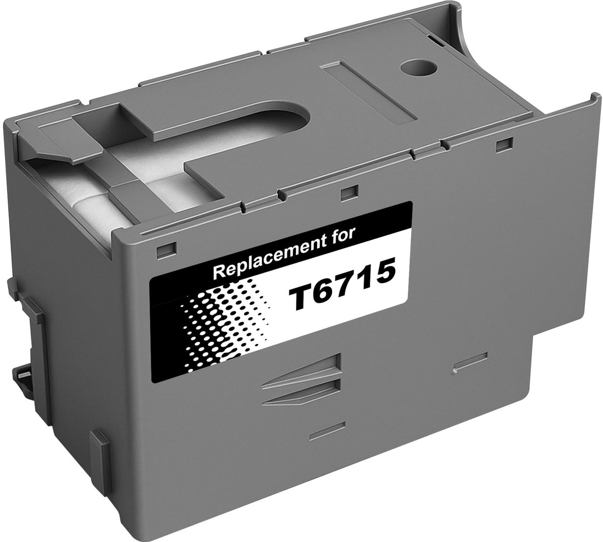 Dailygoods- Onderhoudsbox Compatibel met Epson T6715/T6716 - Inktonderhoudsdoos - Voor Workforce Pro WF-3820DWF/WF-4820DWF - Inhoud 1 stuk - C13T671500 - Voor diverse Epson modellen - Inktbox