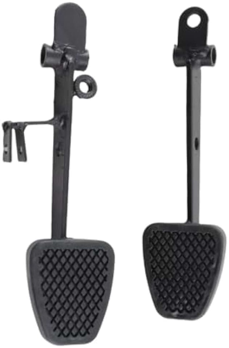 Kart Voor Seat Rempedaal Go Kart Iron Rubber 2 Stuks Remgaspedalen Auto Gaspedaal Antislip Voetsteun Voor Go Kart Utv Atv Quad