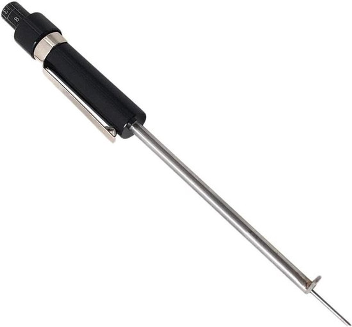 - Remblokdiktemeter - Meetinstrument Liniaal - Garagegereedschap Autoaccessoires - Geschikt voor Reming - Zwart Zilver.