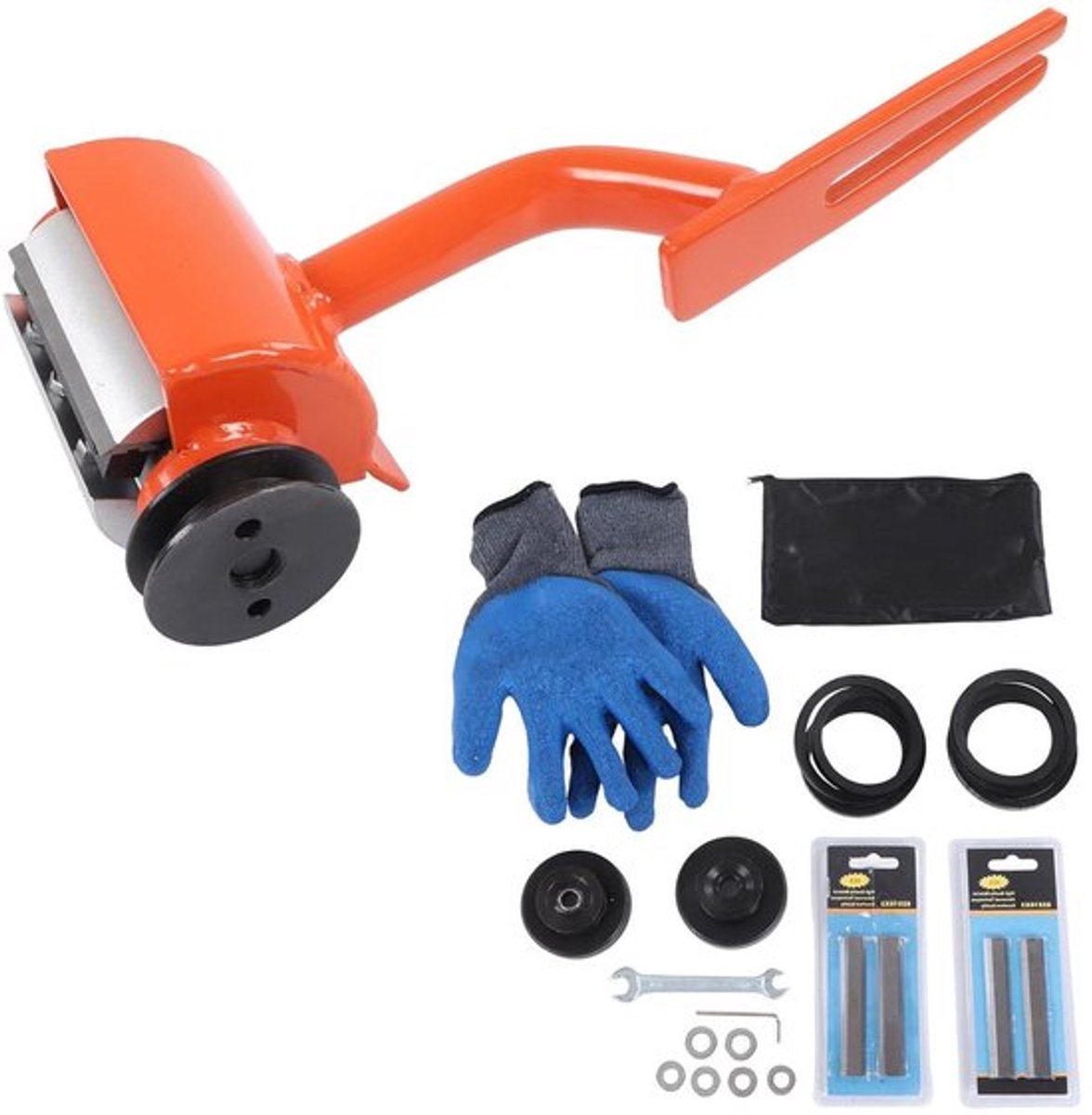 Ontbrinder met messen voor schorsafschilfering en balken, multifunctioneel gereedschap