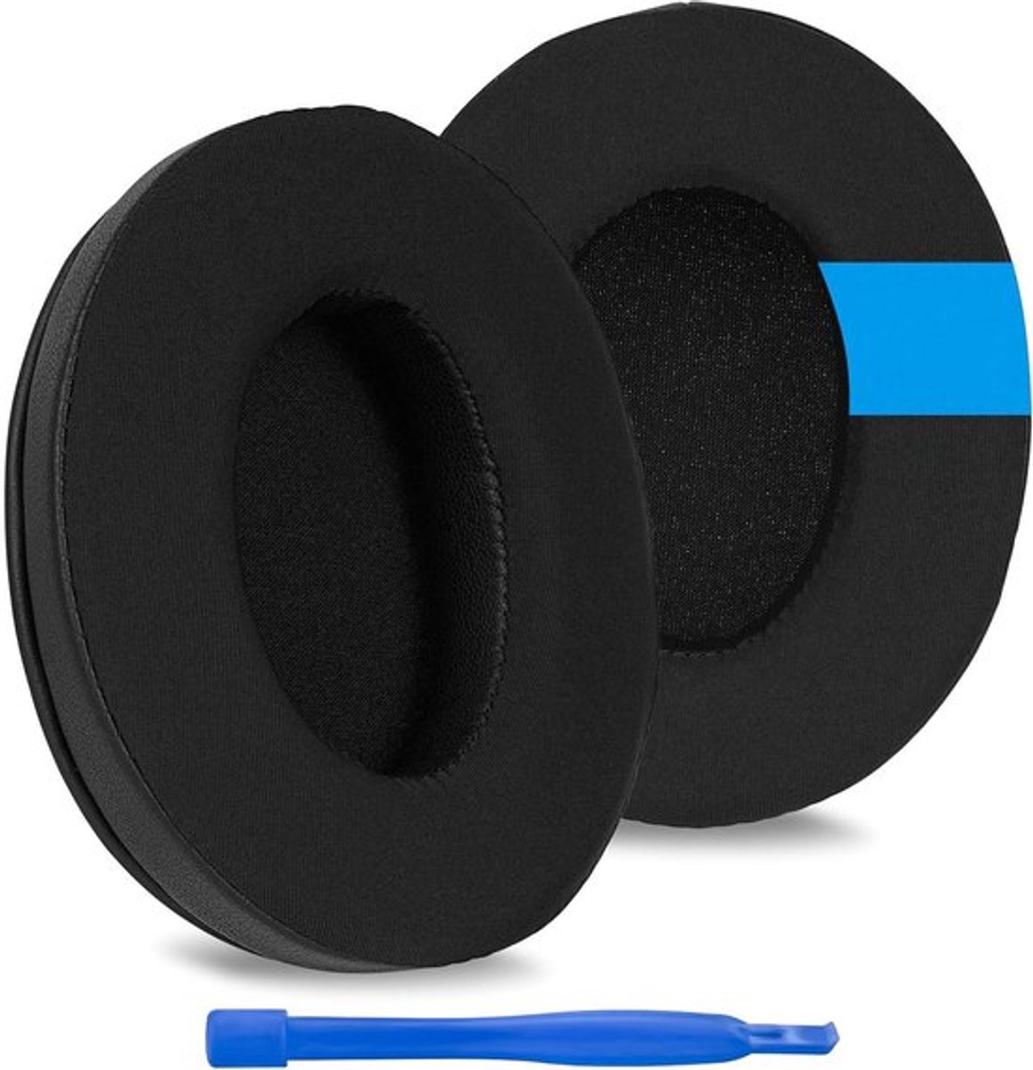 Vervangende oorkussens - Hoofdtelefoonaccessoires - Comfortabel en duurzaam - Zwart - Geschikt voor diverse modellen - koelgel - Oorkussels voor headsets - Set van 2 stuks