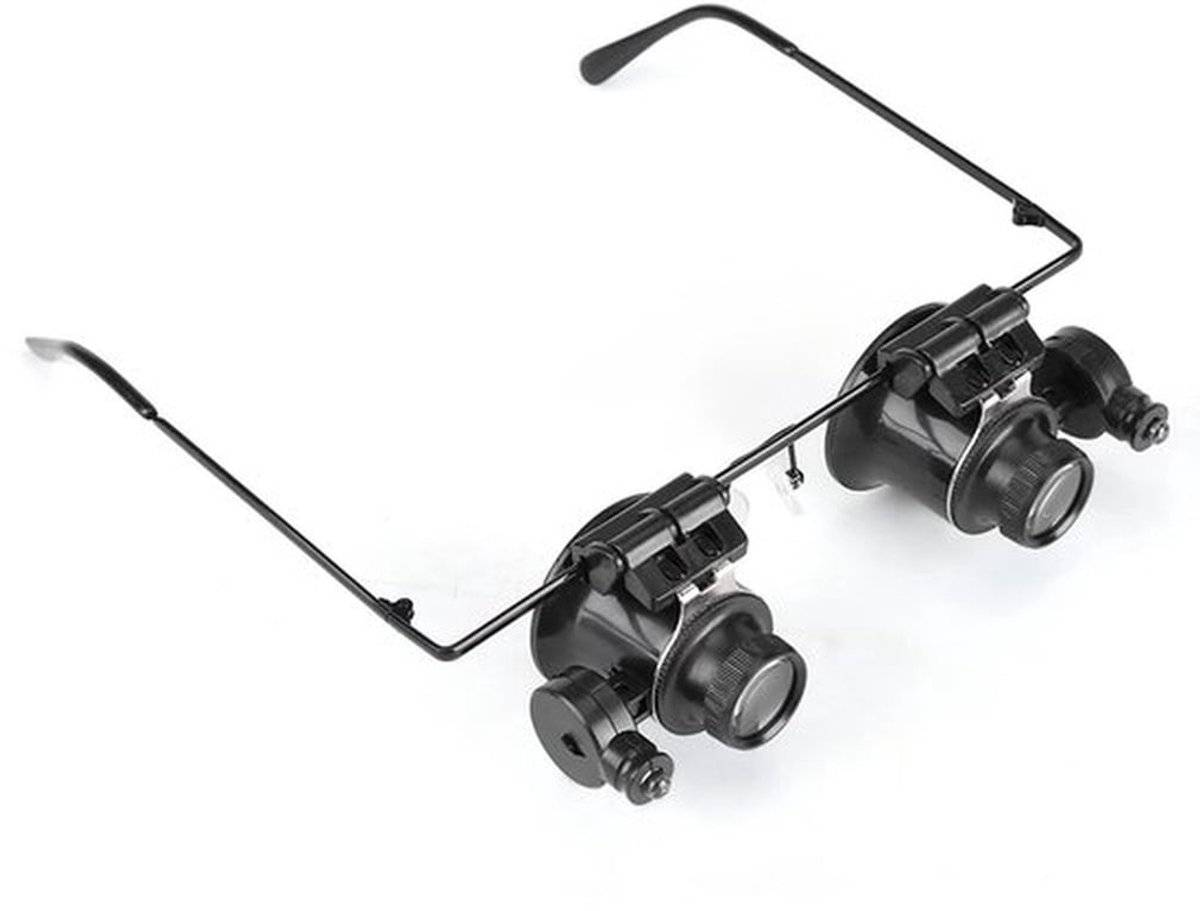 Professionele Verlichte Hoofdvergrootglasbril voor Juwereliers
