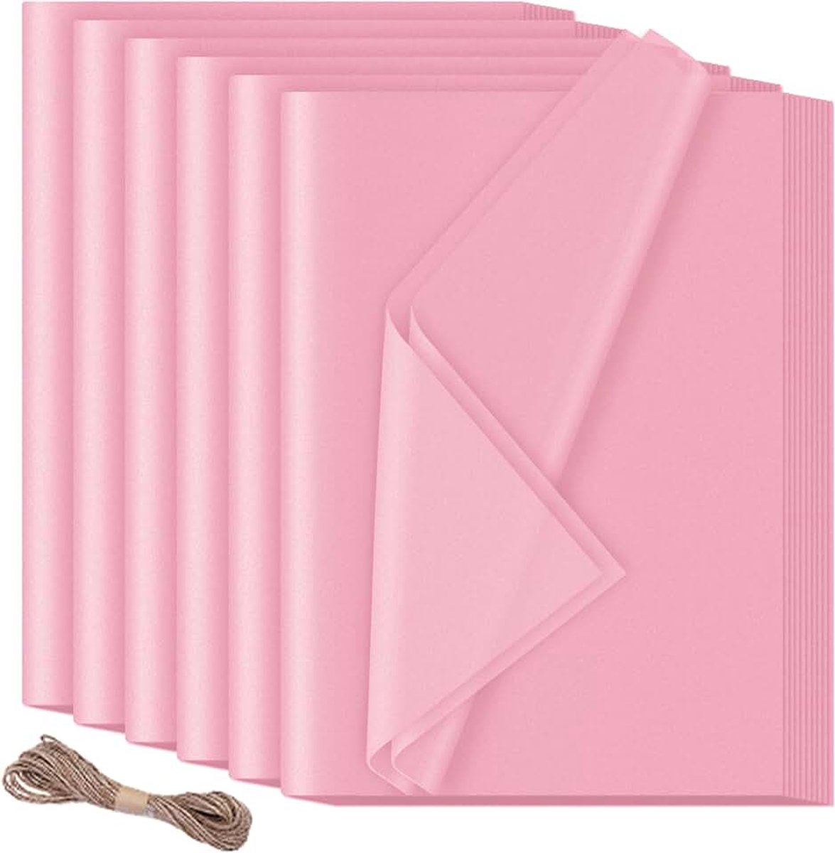 Zijdepapier verpakkingsmateriaal, 50 x 70 cm, roze cadeaupapier, HXJDAM zijdepapier, roze, tissuepapier voor geschenkverpakkingen, handwerk, verjaardag, Halloween