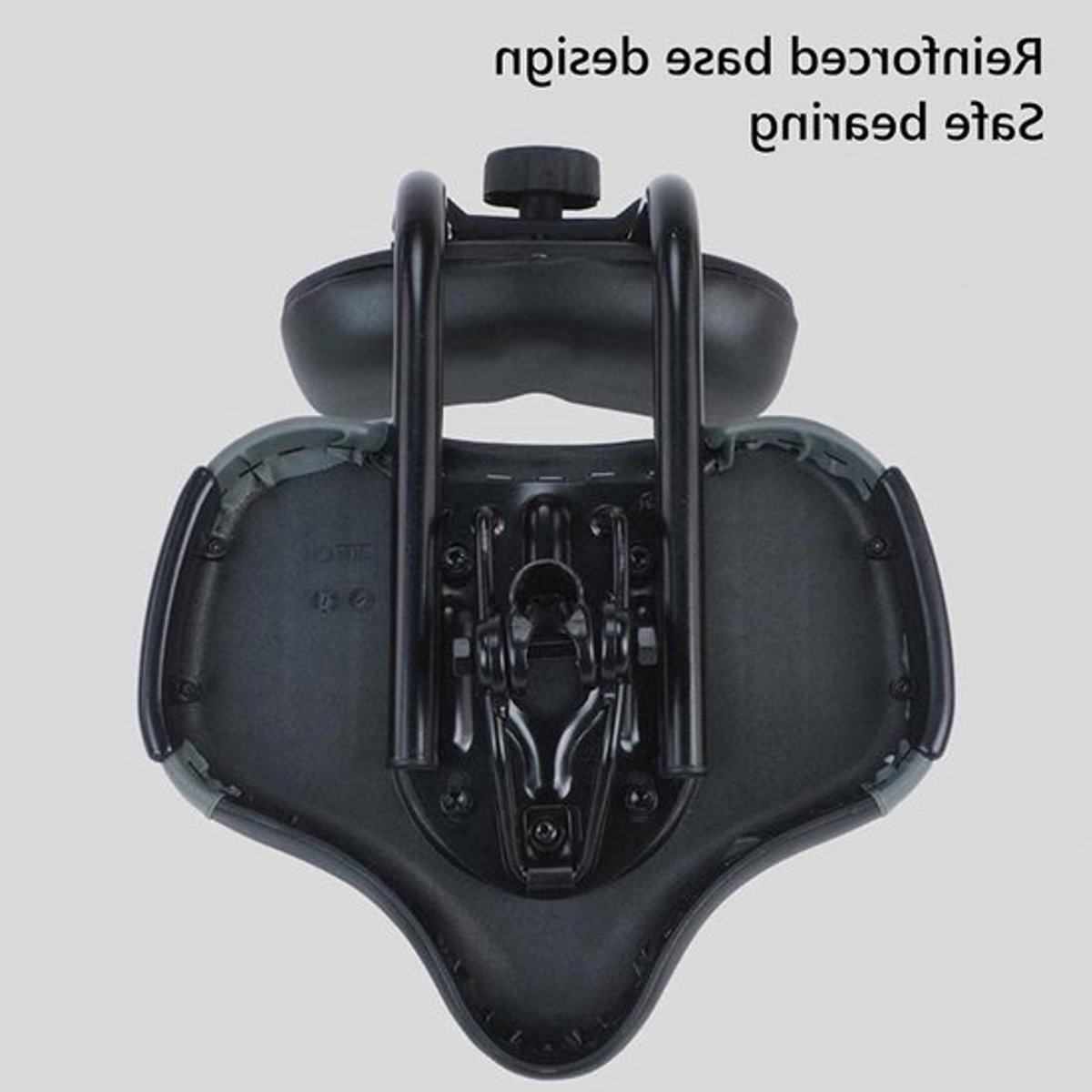Comfortabele Fietszadel met Rugleuning - Grote, Brede Zadel van Geheugenfoam voor Optimale Ondersteuning en Comfort tijdens Fietstochten