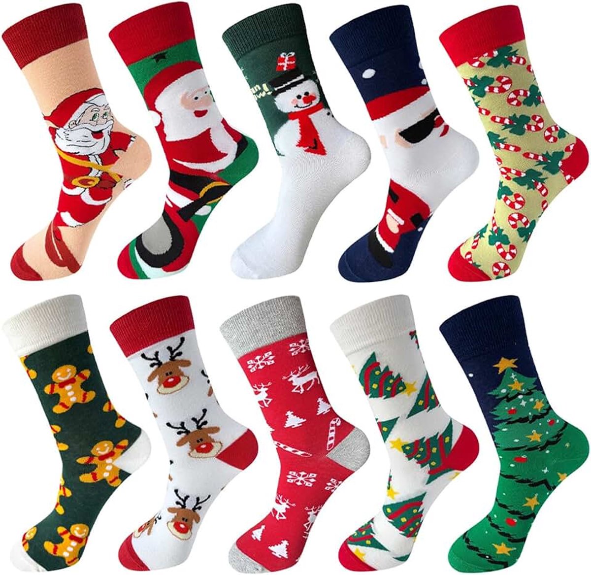 Dames Calf Socks V337RW O, wit, één maat