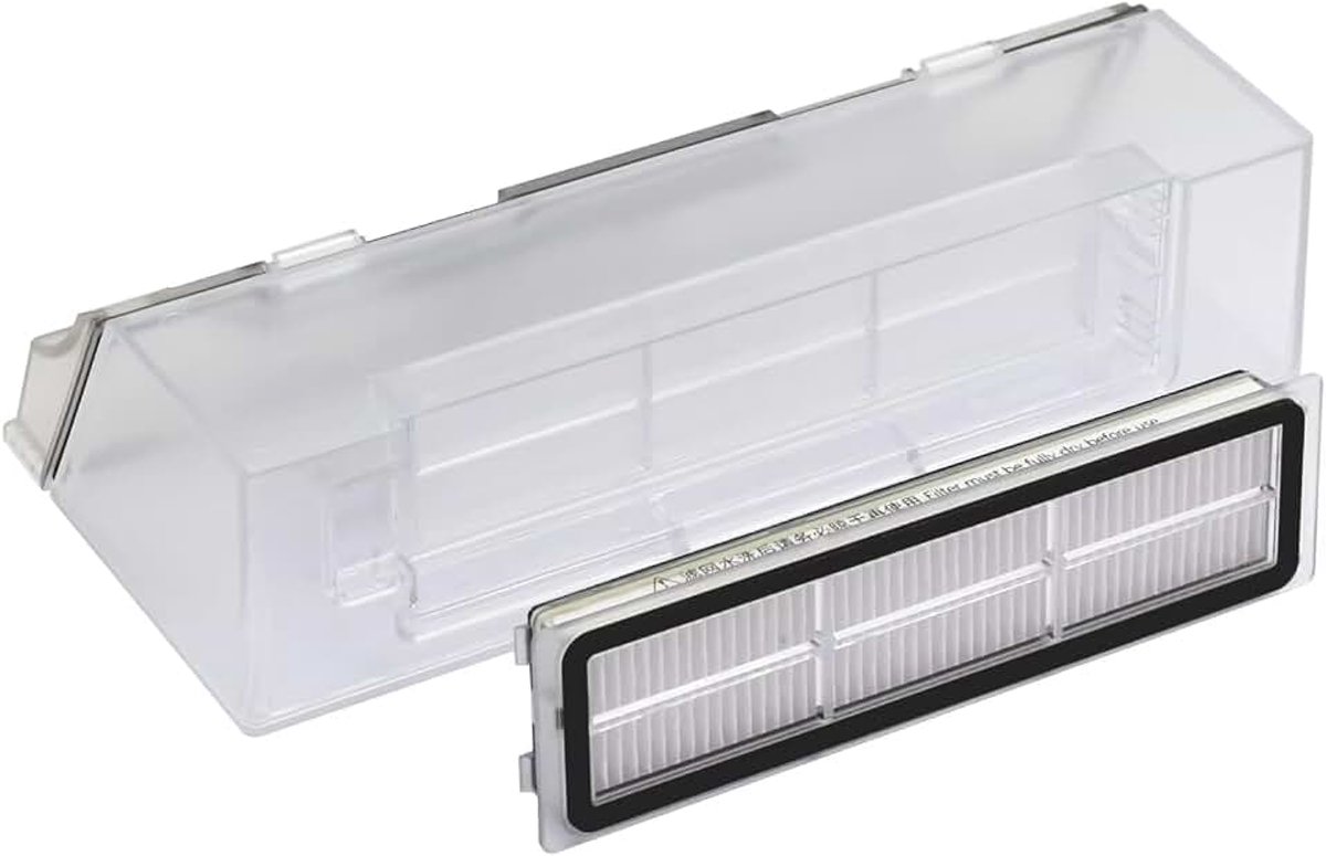Stofbak met Filter Accessoires Compatibel met Dreame D9 D9 Pro D9 Max L10 Pro Robotic Stofzuiger Met Filter Stofbak Onderdelen Vervanging