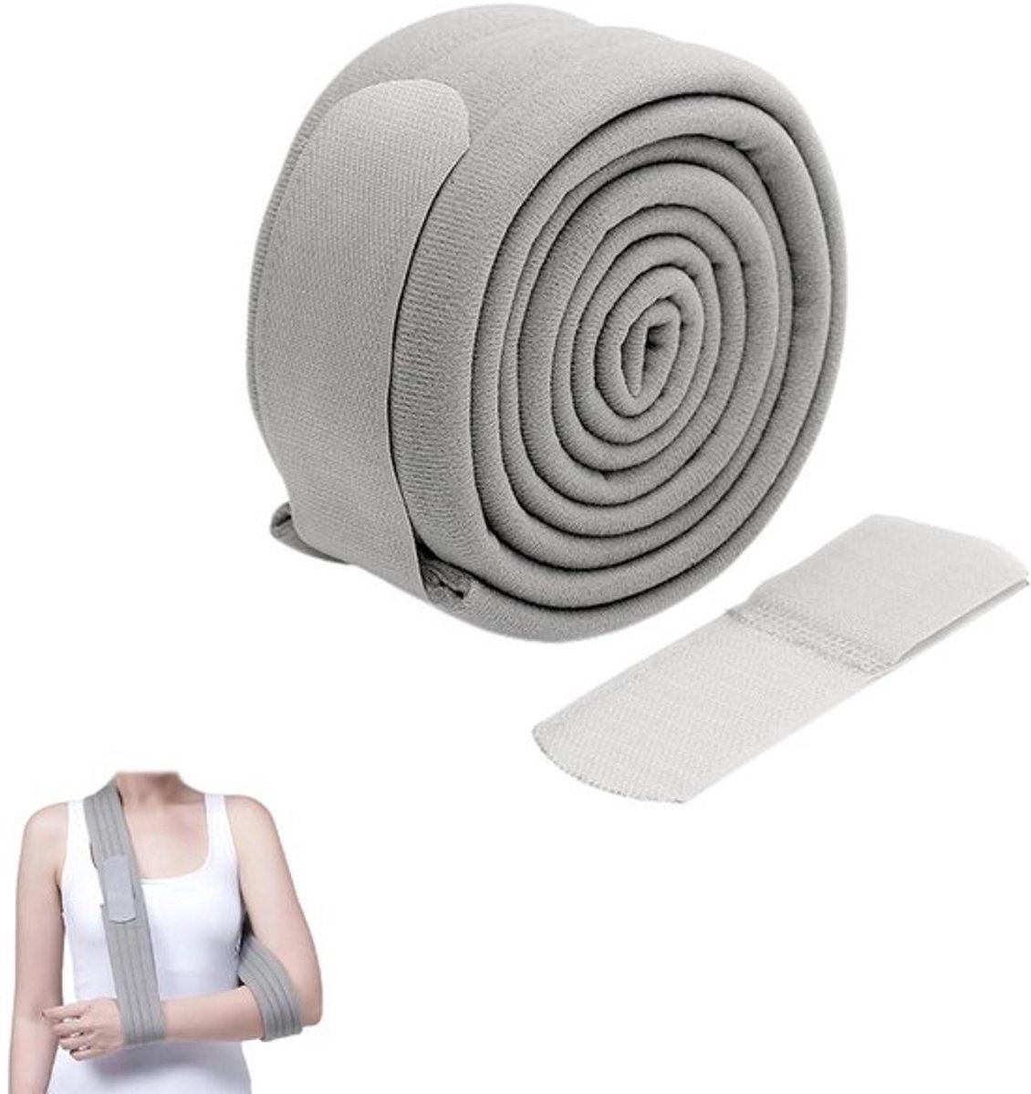Verstelbare lichte schouderriem voor comfortabel herstel na blessure - Arm sling 15m.