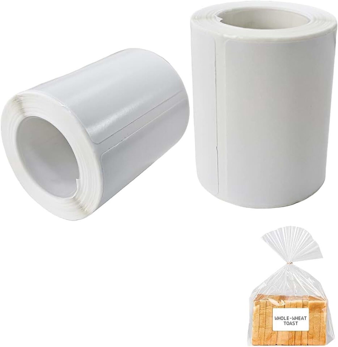 Zelfklevend waterdicht voor T50M labelprinter (50 mm x 80 mm) - BPA-vrij, thermische printtechnologie, hoge kleefkracht, 2 rollen met elk 80 etiketten