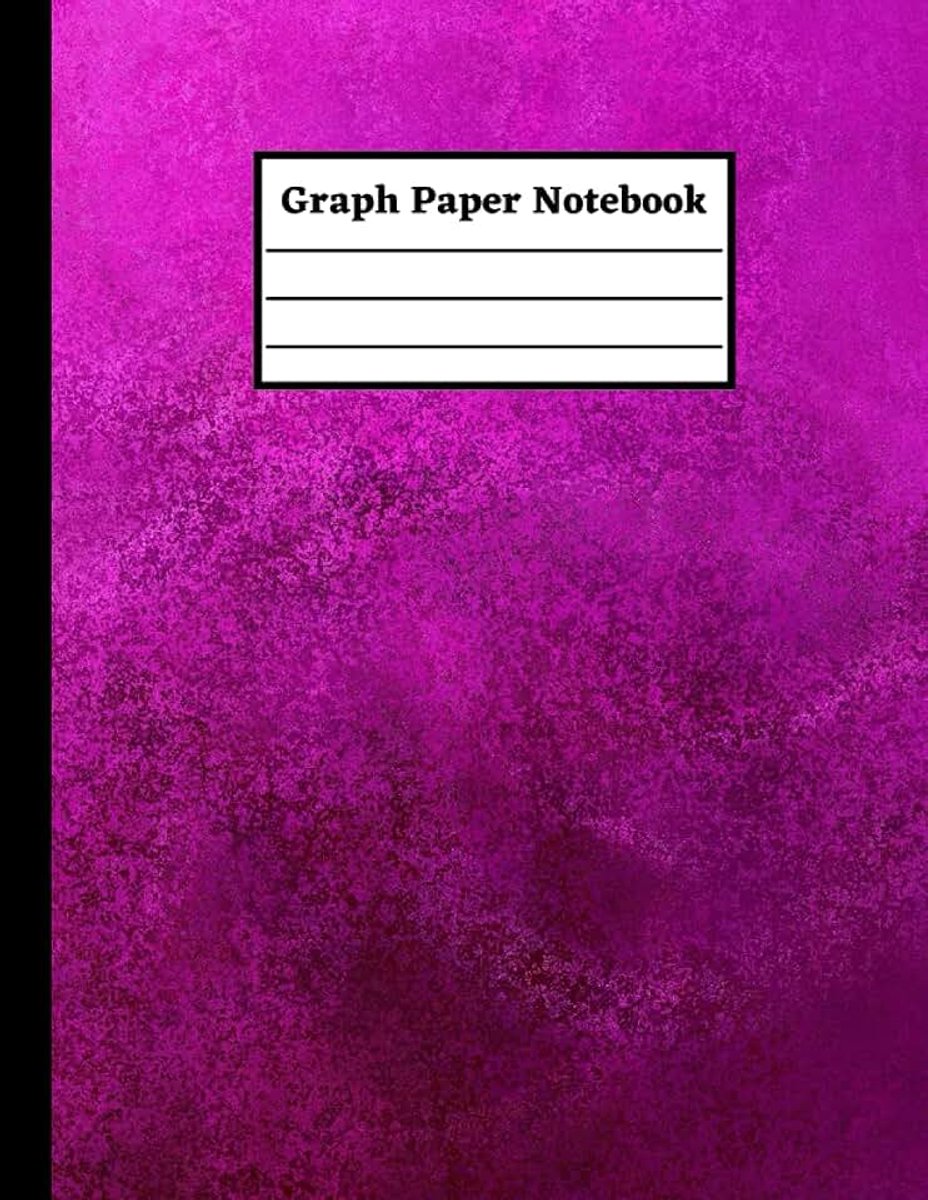 Paper Notebook , Quad Ruled 4 squares per inch: Graph Paper Composition Notebook For Students, Math, Science And Art / For Kids , Men And Women ... / 8.5 x 11 ( Graph Paper Notebooks ) purple