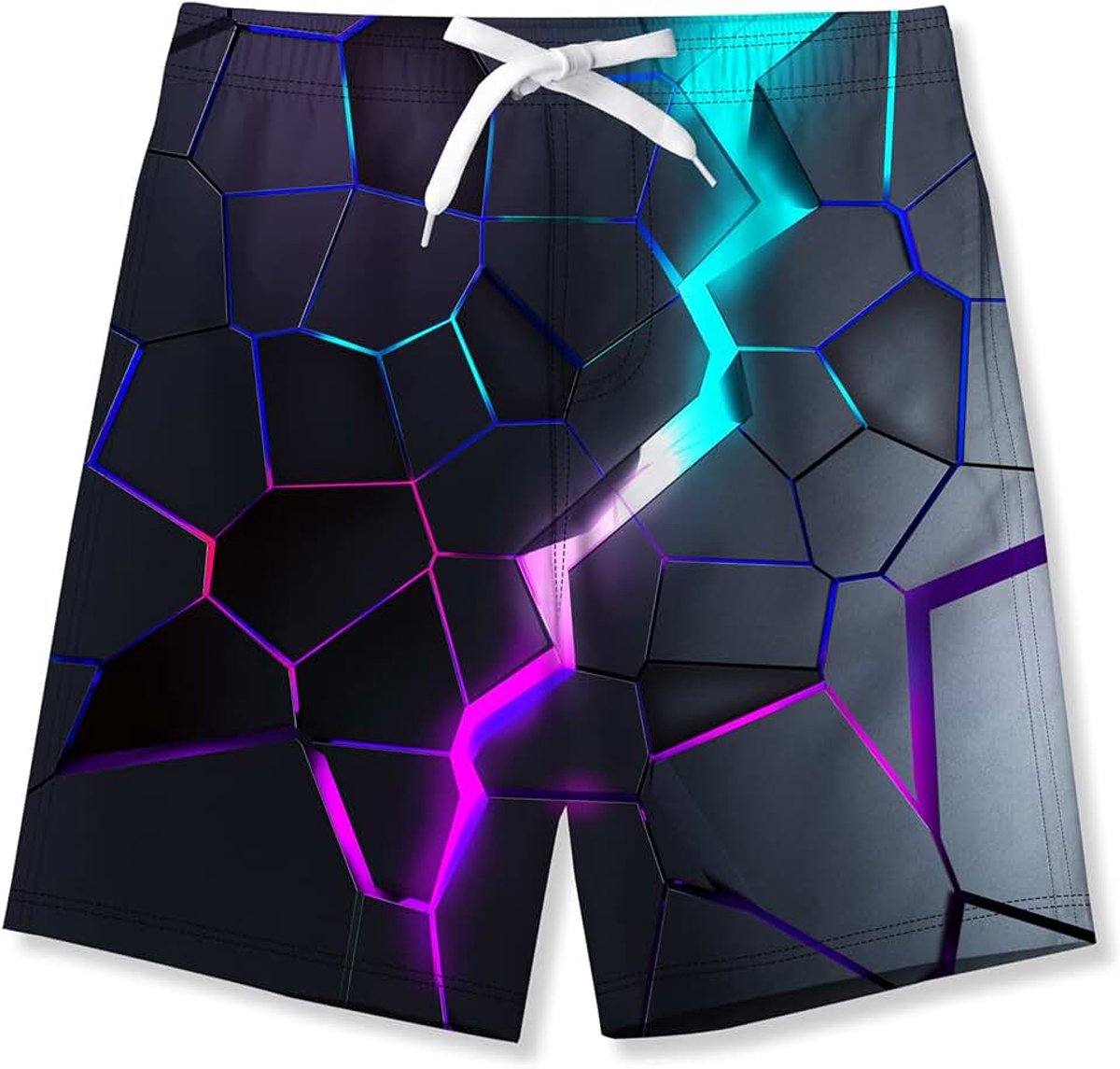 Jongens 3D Gedrukt Grappige Zwembroek Sneldrogende Beachwear Sport Running Swim Board Shorts