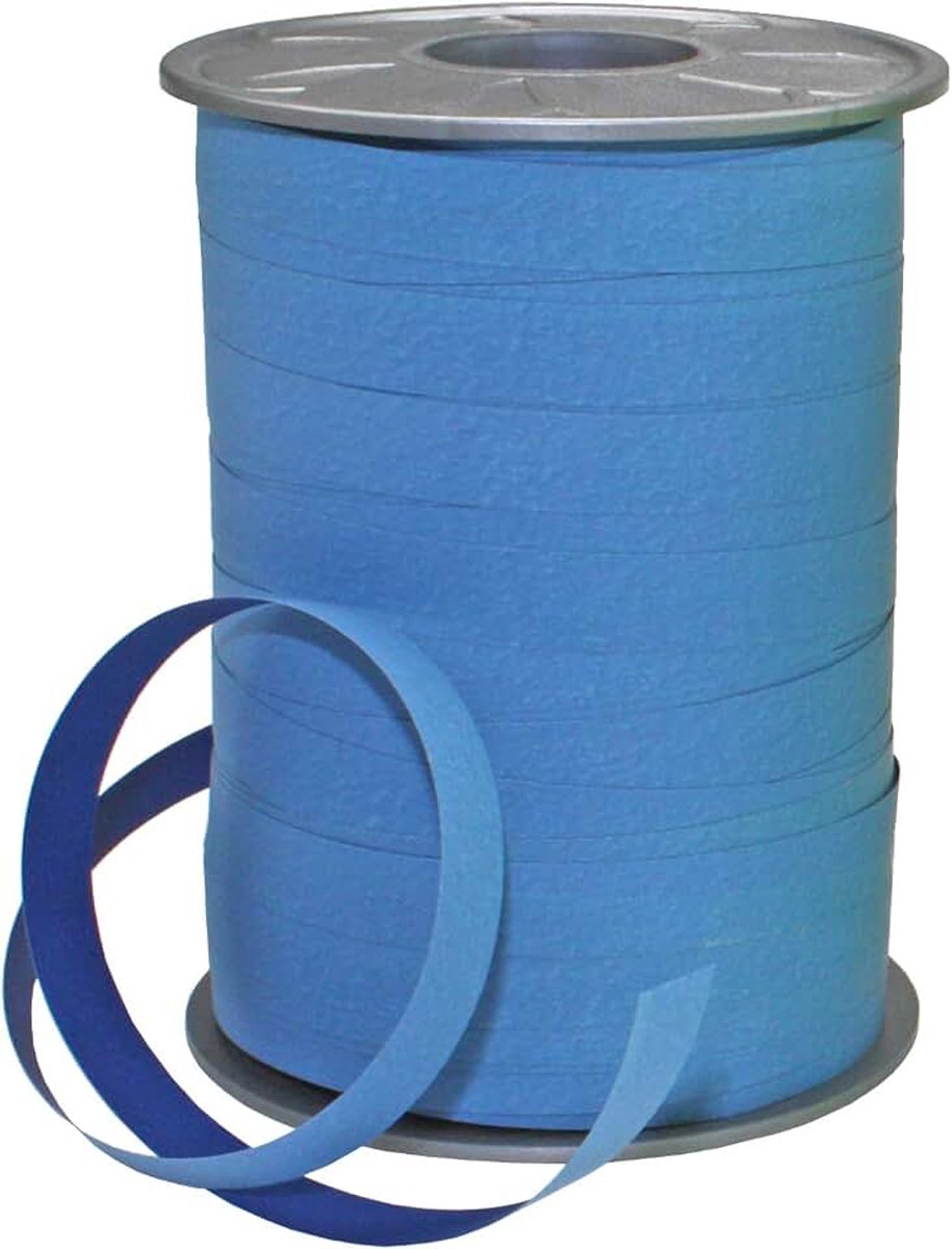 - BICOLOUR ringband - blauw/lichtblauw - 200 m spoel 10 mm