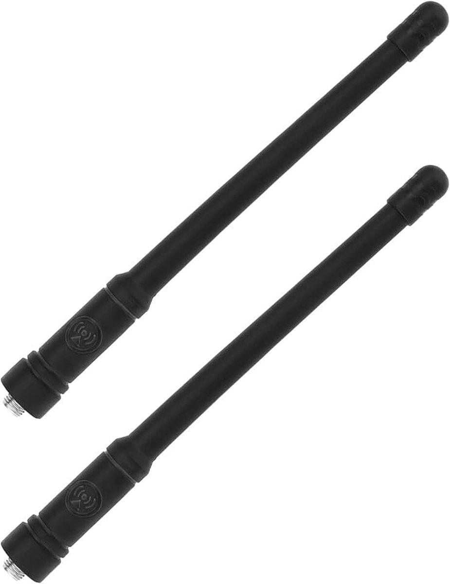 Store 2 stks SMA Vrouwelijke Intercom Telescopische Dual-band Antenne Walkie Talkie Antenne 42mm Compatibel met Baofeng BF-888S UV-5R UV-5RE