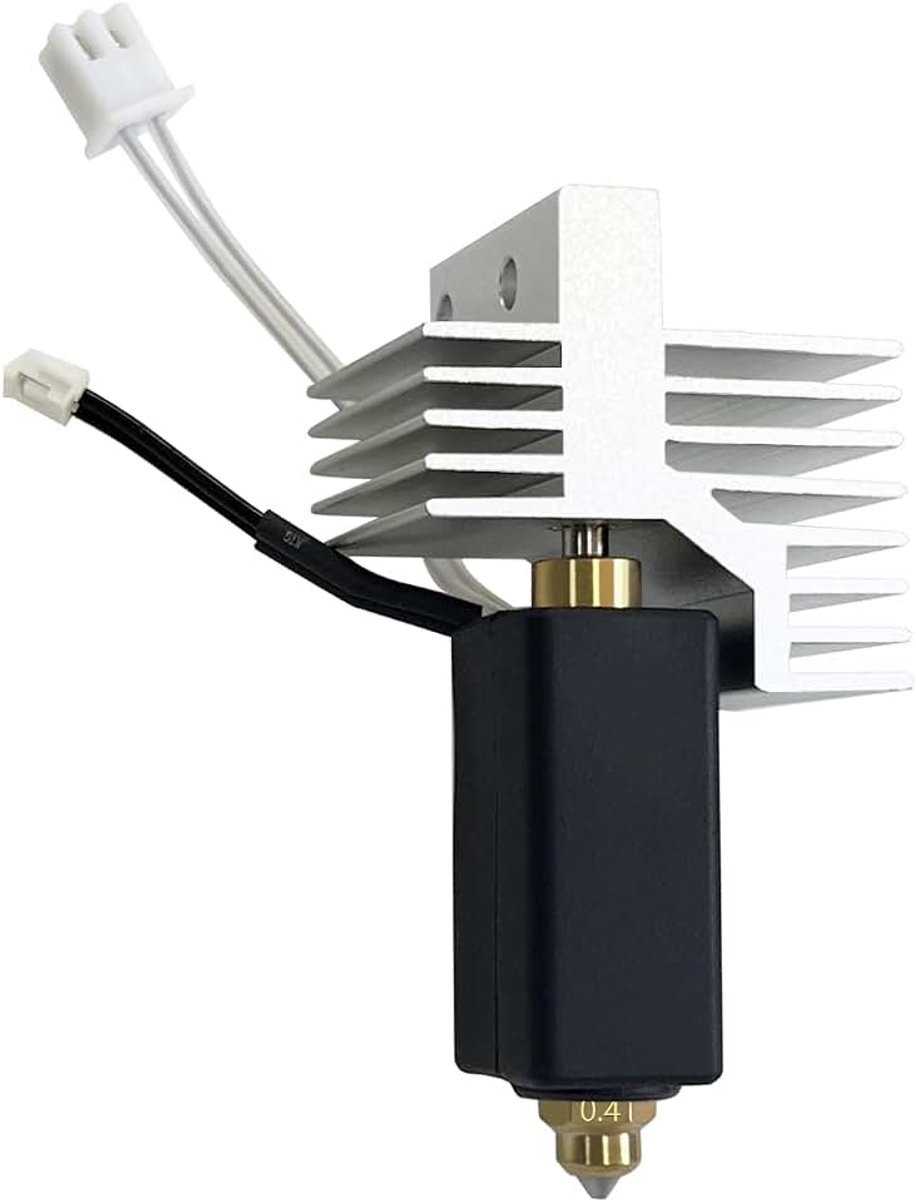 0,4 mm keramische hotend voor Centauri Carbon/CC Hot End | Messing gehard mondstuk, alle metalen montageextruder, superieure warmtegeleiding en high-speed printkop voor Elegoo CC
