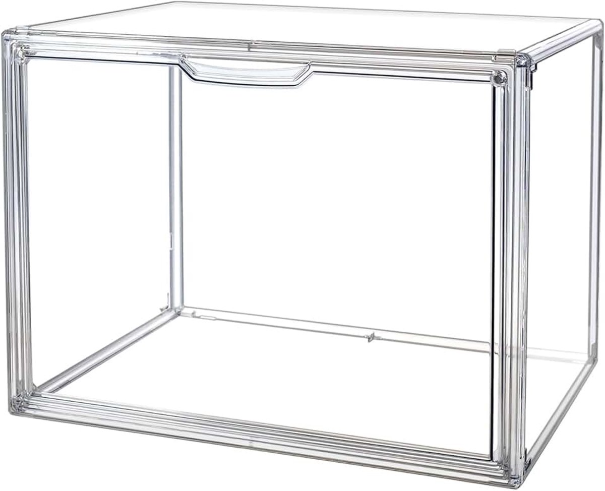 Vitrine van acrylglas | stofbescherming voor manga-figuren, klembouwstenen, modelauto's enz. | 36x27x25